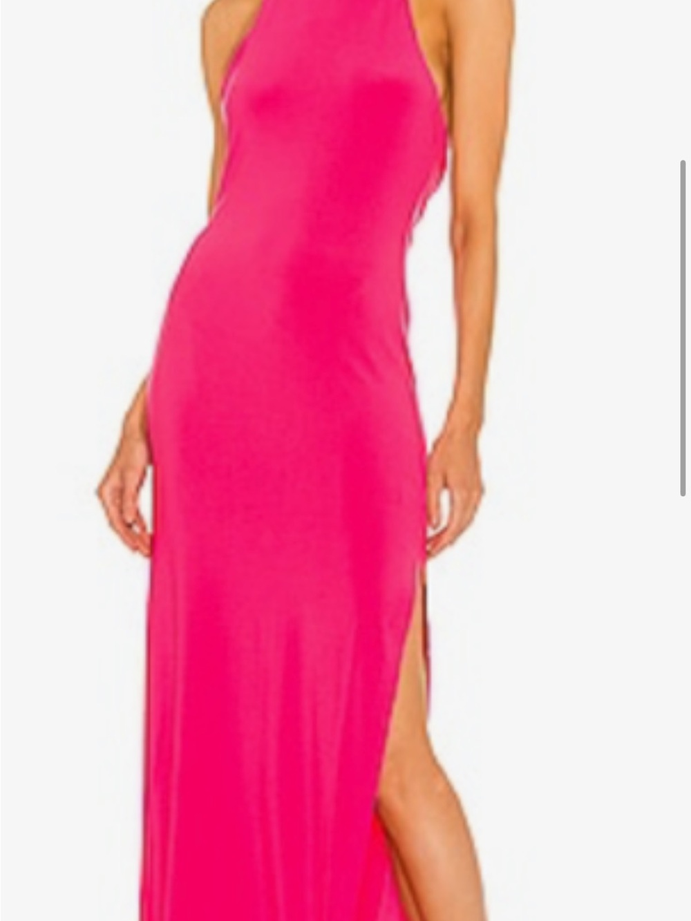Norma Kamali Halter Turtle Gown